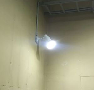 電気工事名古屋市西区　LED照明設備工事　投光器新設工事